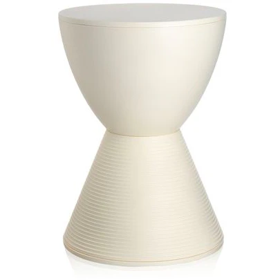 Kartell Prince Aha Skammel Wax White - Barstolar & Pallar Polypropylen Vaxvit - 088101N