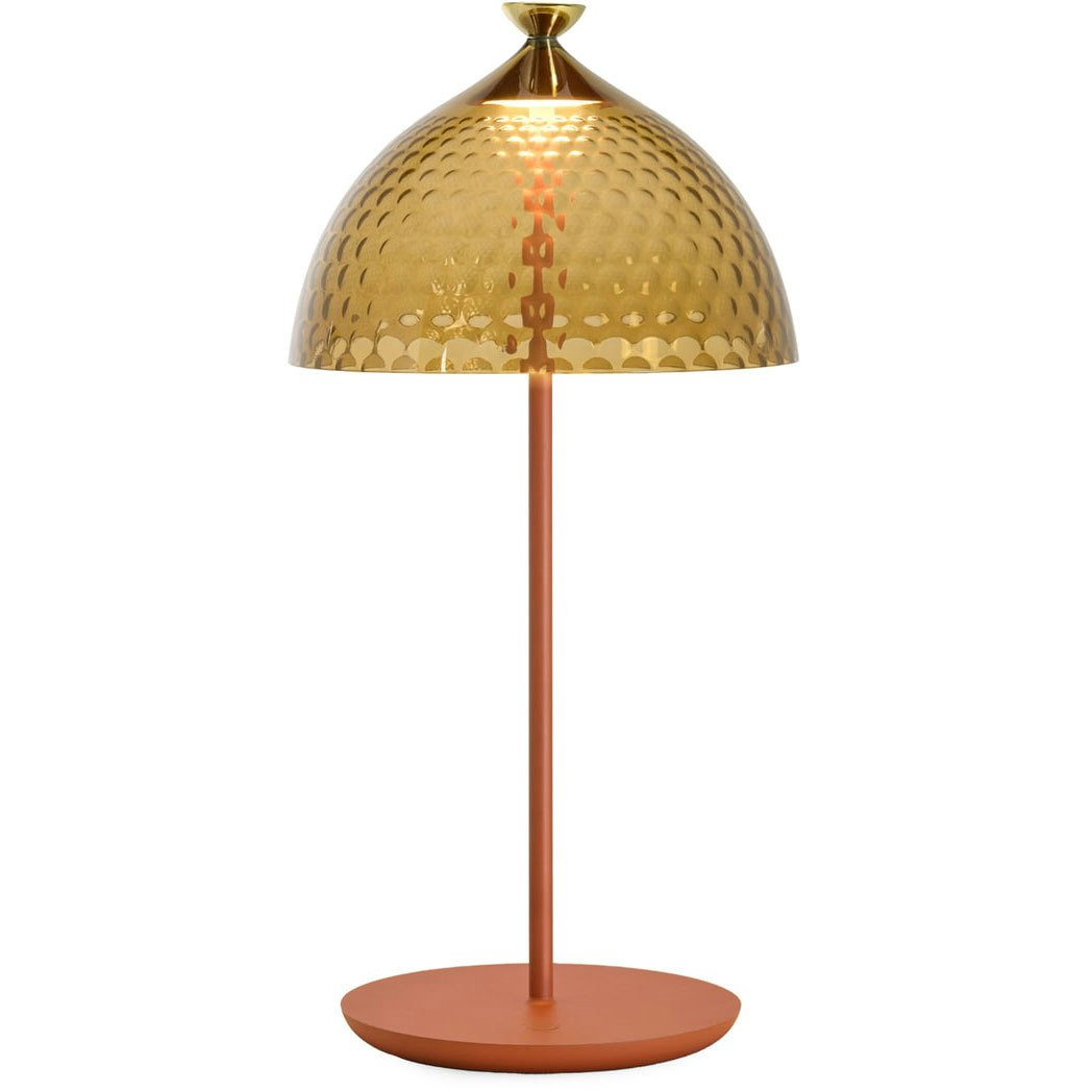 Kartell Pumo Bordslampa Tegelröd / Amber - Bordslampor Aluminium Tegelröd - G9500MC