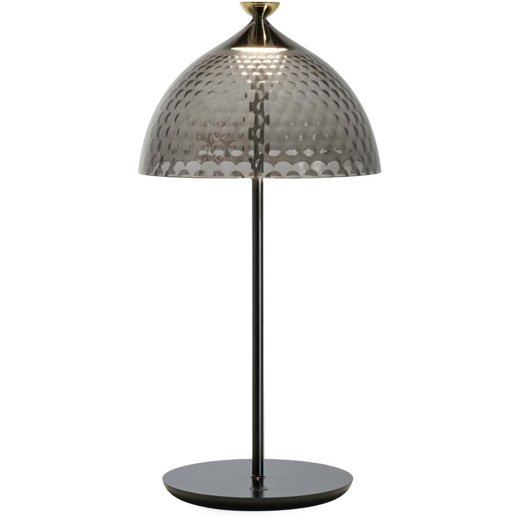 Kartell Pumo Bordslampa Rök / Svart - Bordslampor Aluminium Svart - G9500NF