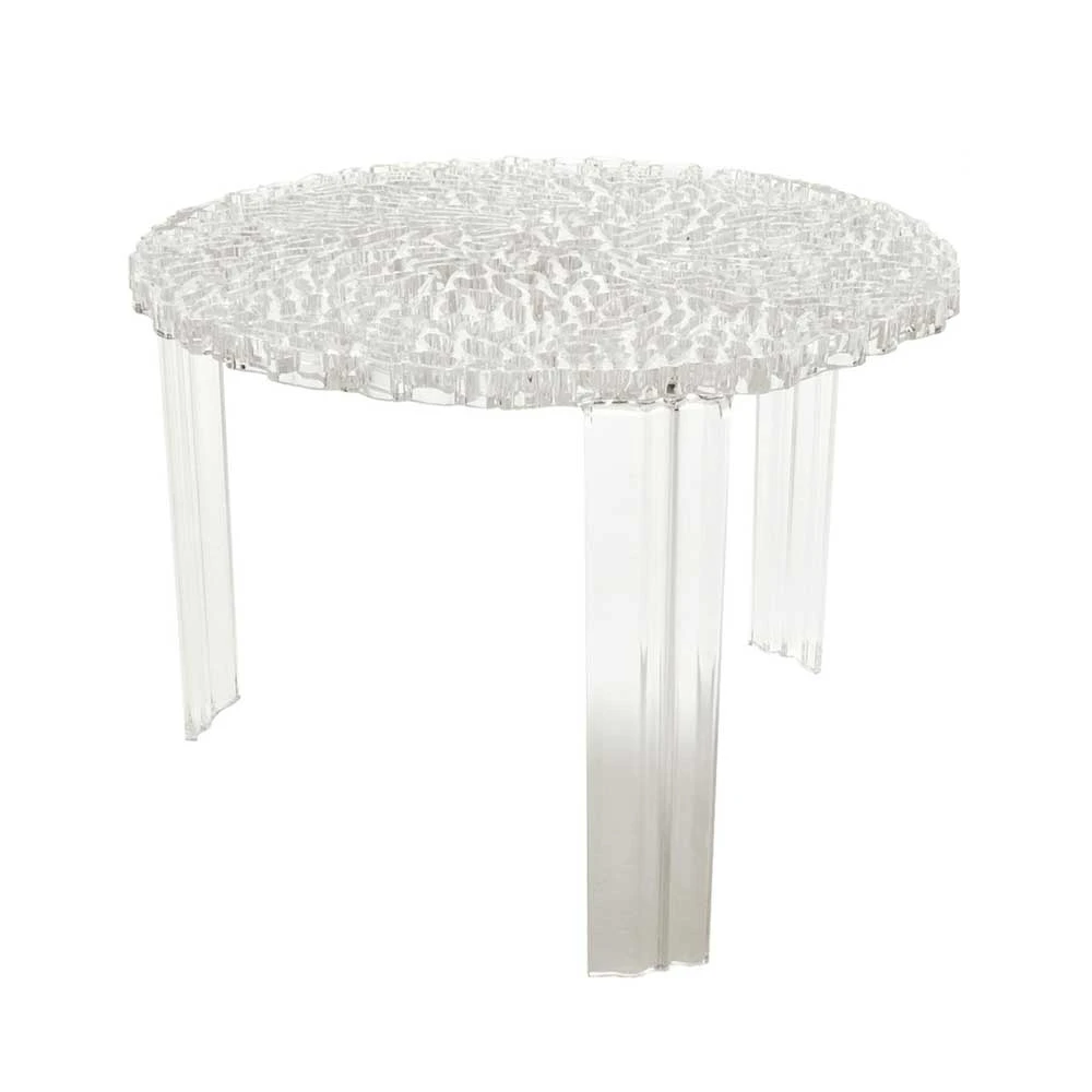 Kartell T-table Sidobord Ii - Soffbord Pmma Klar - 8502B4