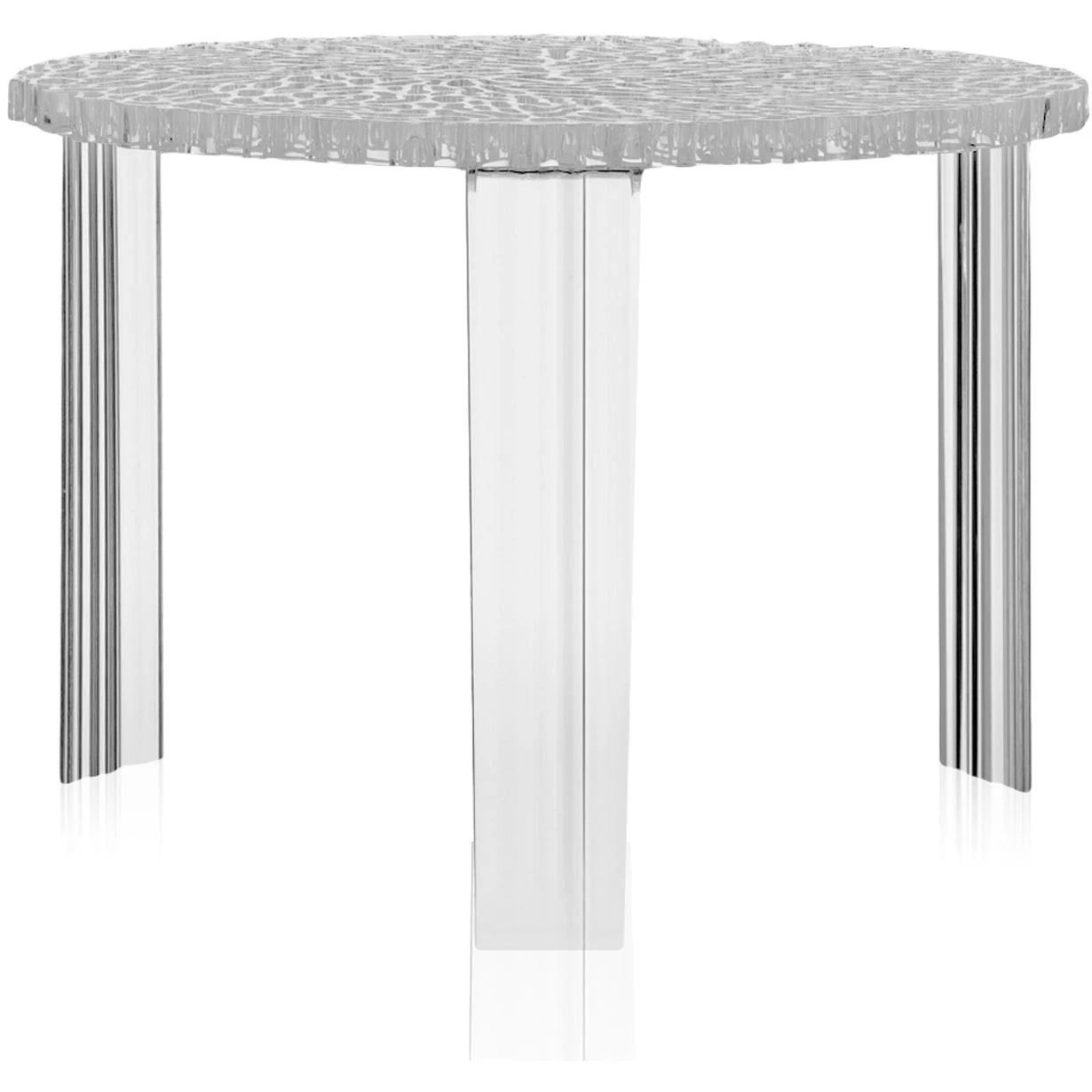 Kartell T-table Sidobord Kristall - Sidobord & Avlastningsbord Klar - 8501B4