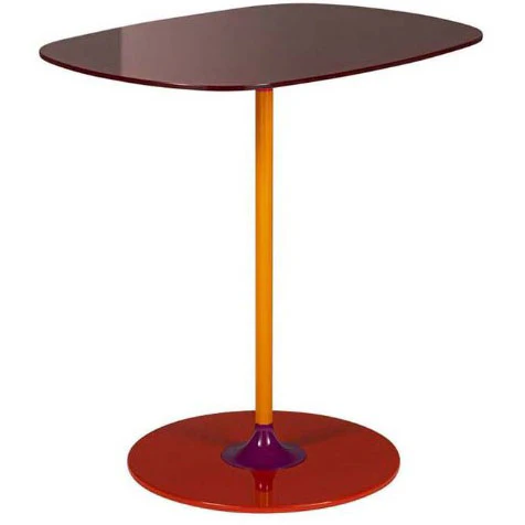 Kartell Thierry Soffbord 33x50 Cm Bordeaux - Soffbord St&aring;l Bordeaux - 04042BO
