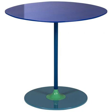 Kartell Thierry Soffbord 50x50 Cm Sea Blue - Soffbord St&aring;l Sea Blue - 04041BL