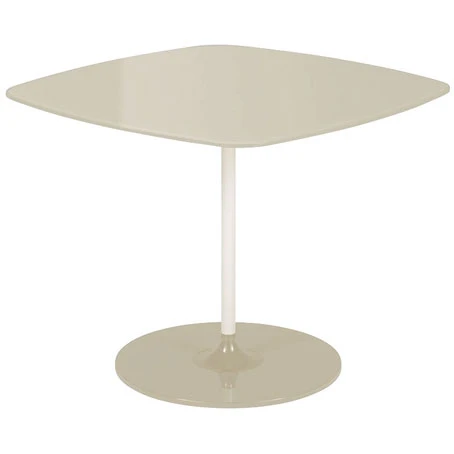 Kartell Thierry Soffbord 50x50 Cm Vit - Soffbord St&aring;l Vit - 04040BI