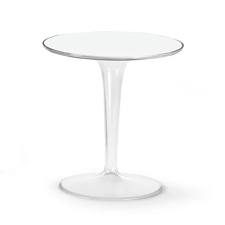 Kartell Tip Top Bord Kristall - Sidobord & Avlastningsbord Pmma Klar - 8600B4