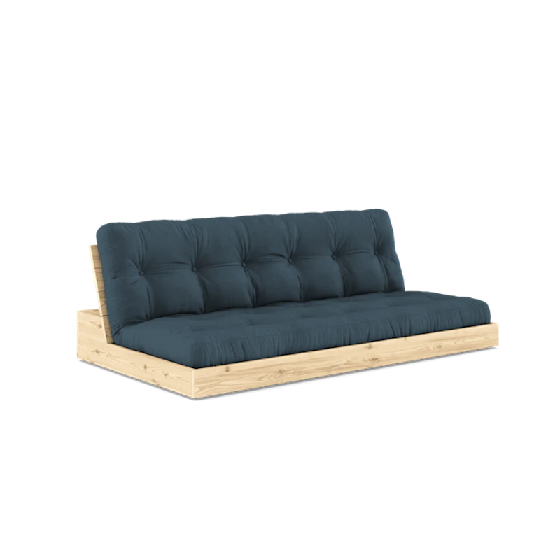 Bas Bäddsoffa Med 5-Lagers Madrass Transparent/Petroleum