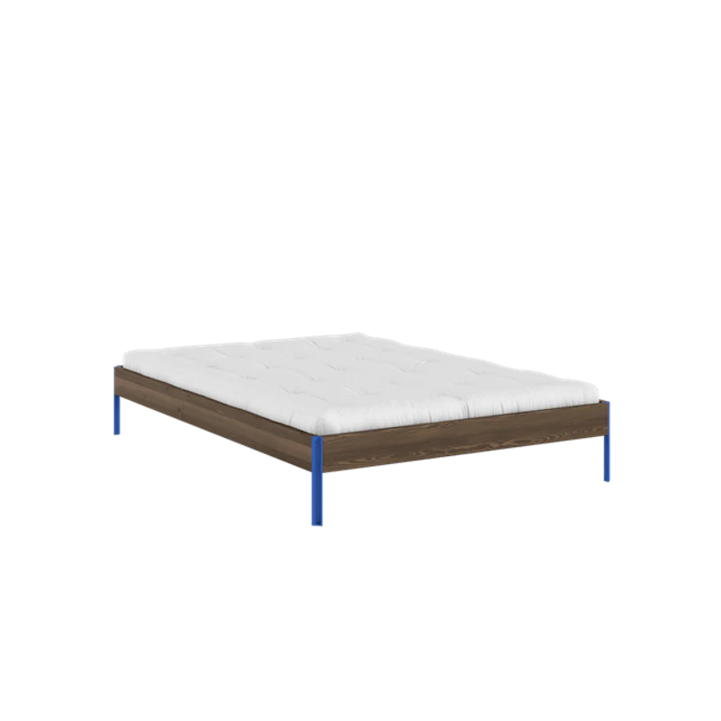 Core Sängram 140x200 Johannesbrunt/Kraftig Blå