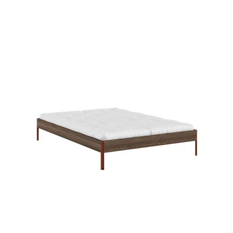 Core Sängram 140x200 Johannesbrunt/Terra Röd