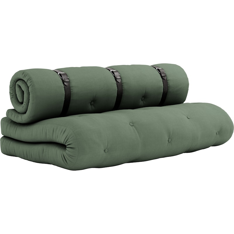 Buckle-Up Soffa Med Bälte, Olive Green / Brun