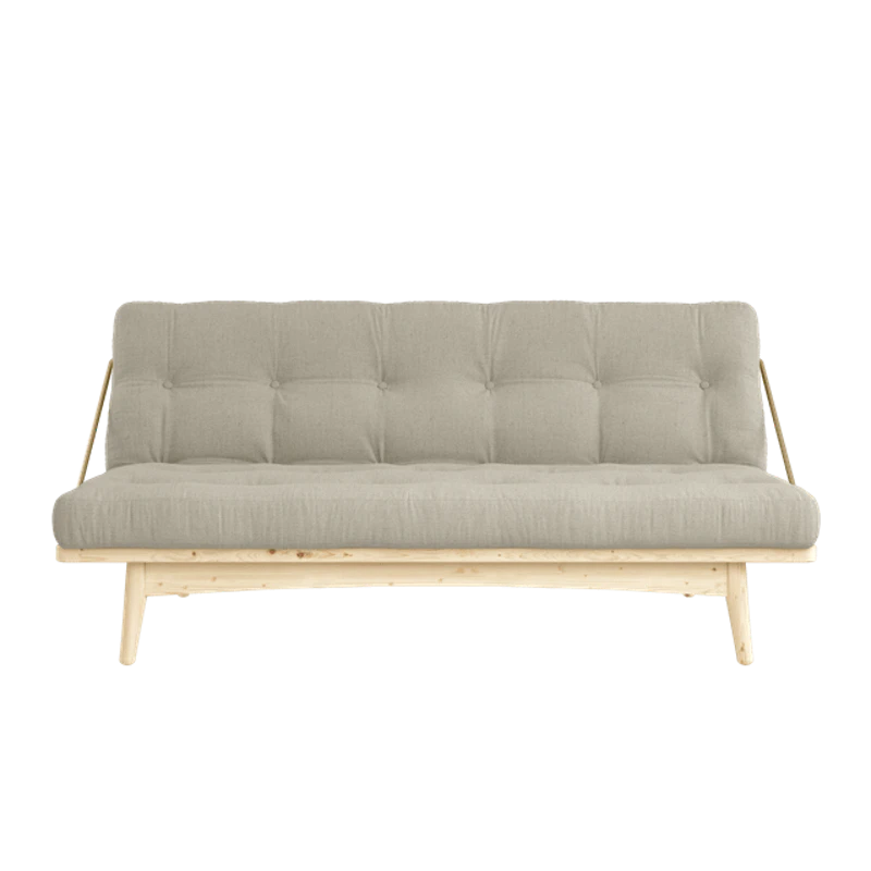 Folksoffa Med 5-Lagers Madrass 914 Linne/Raw