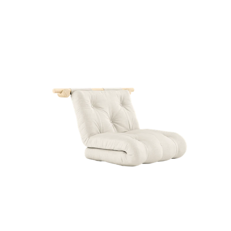 Hooked Madrass Med Konsoler 75x200 Linne/Raw