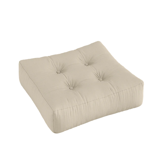 Karup More Out Utomhuspuff Beige - Fotpallar & Sittpuffar Polyester Beige - 181840207007000
