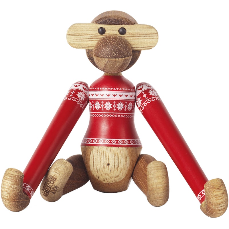 Apa Christmas Jumper 2024 Träfigur Mini 9,5 cm