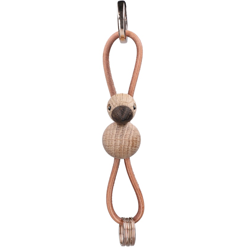 Nyckelring Ek / Guld