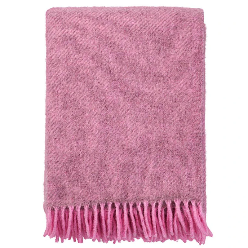 Gotland Pläd 130x200 cm, Rosa