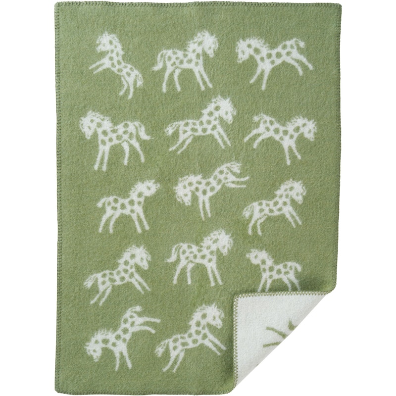 Pony Pläd 65x90 cm, Faded Sage