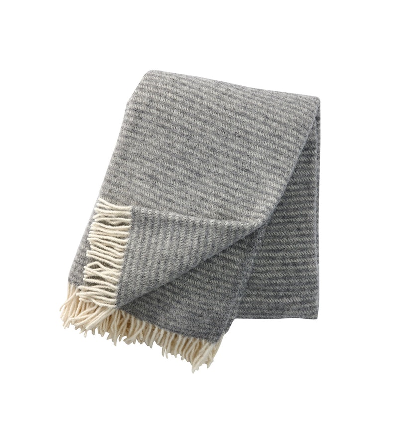 Ralph Ullpläd 130x200 cm, Ljusgrå