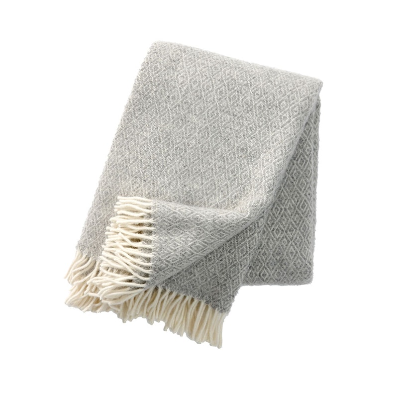 Stella Pläd 130x200 cm, Ljusgrå