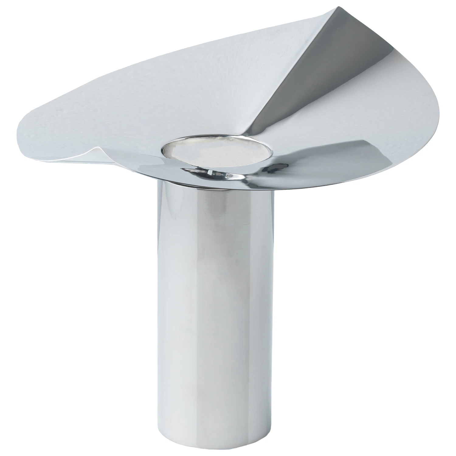 Klong L&ouml;v Ljuslykta / Vas Rostfritt - Ljusstakar St&aring;l - 30535