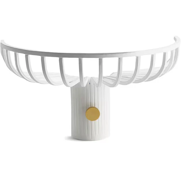 Klong Lunett V&auml;gghylla Vit - V&auml;gghyllor Rostfritt St&aring;l Vit - 32111