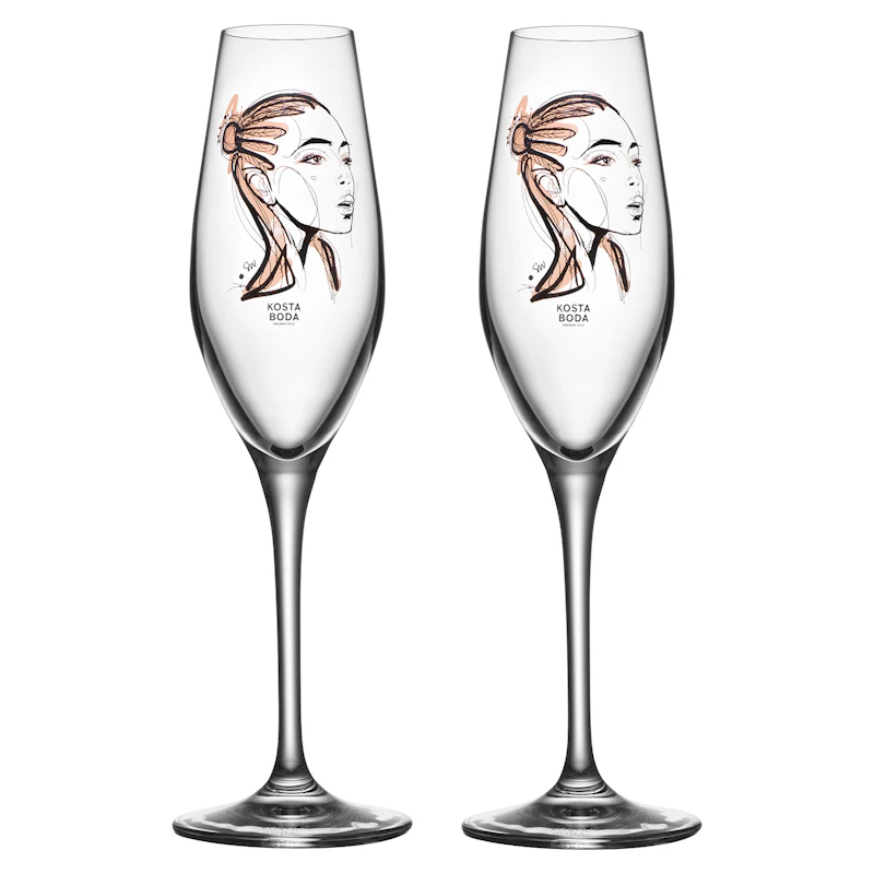 All About You Champagneglas 23 cl 2-pack, Forever Yours