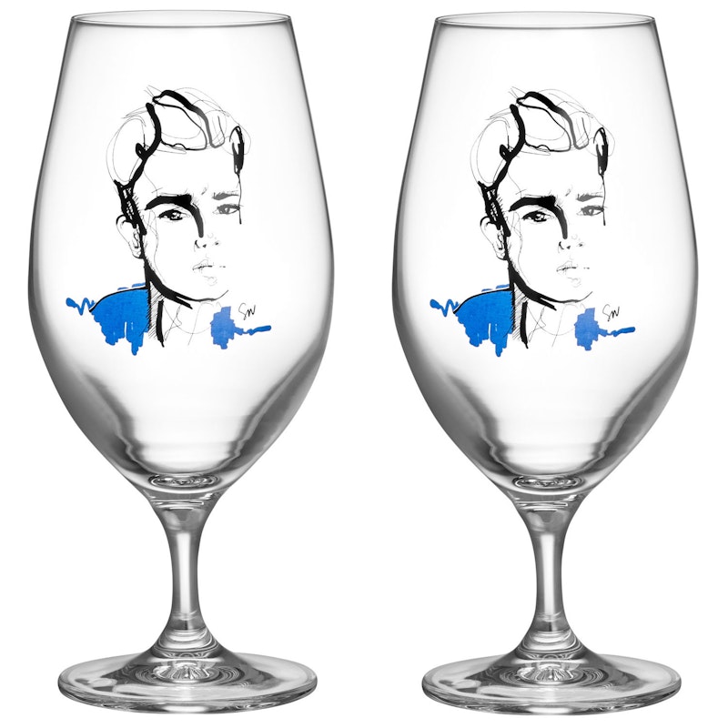 All About You Ölglas 40 cl 2-pack, Celebrate Him