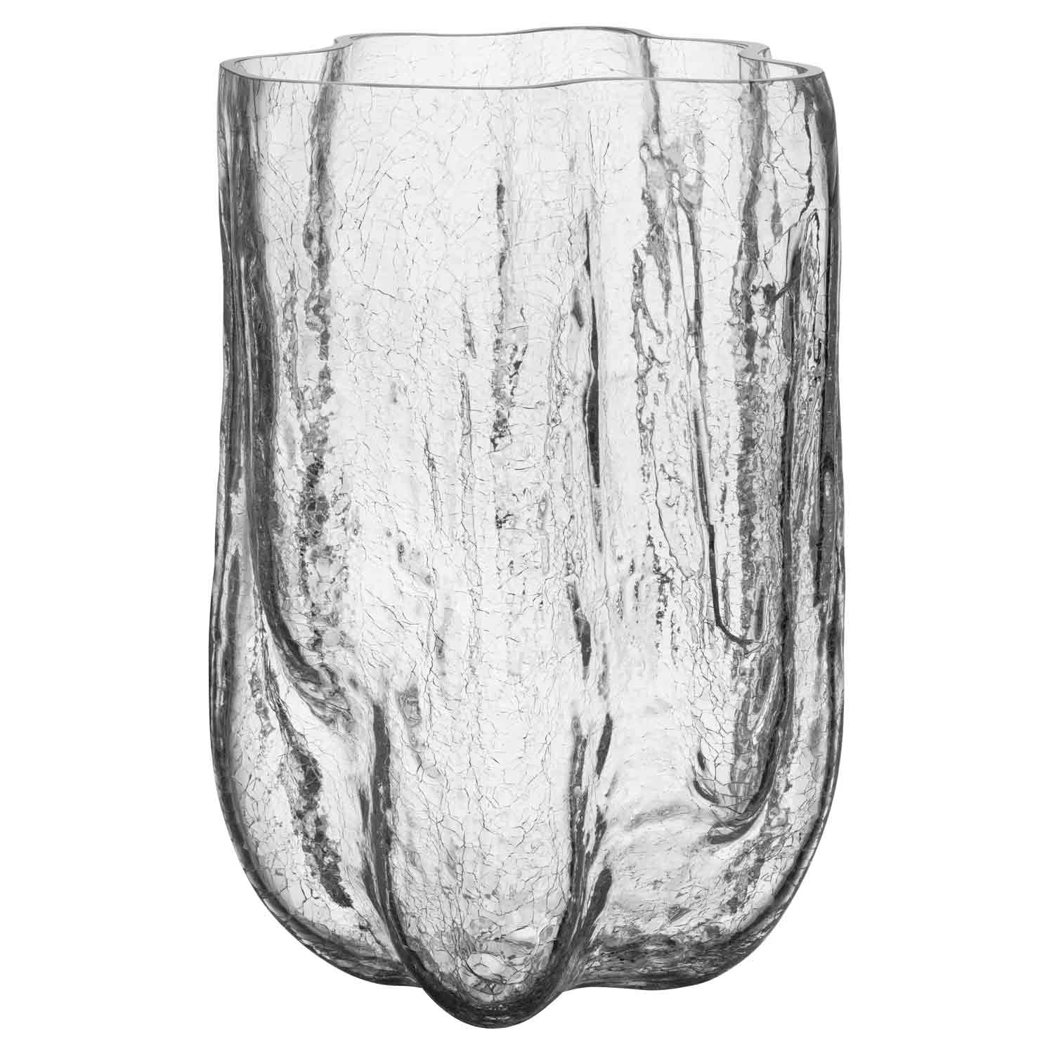 Kosta Boda Crackle Vas 37 Cm Klar - Vaser Munbl&aring;st Glas Klar - 7042211