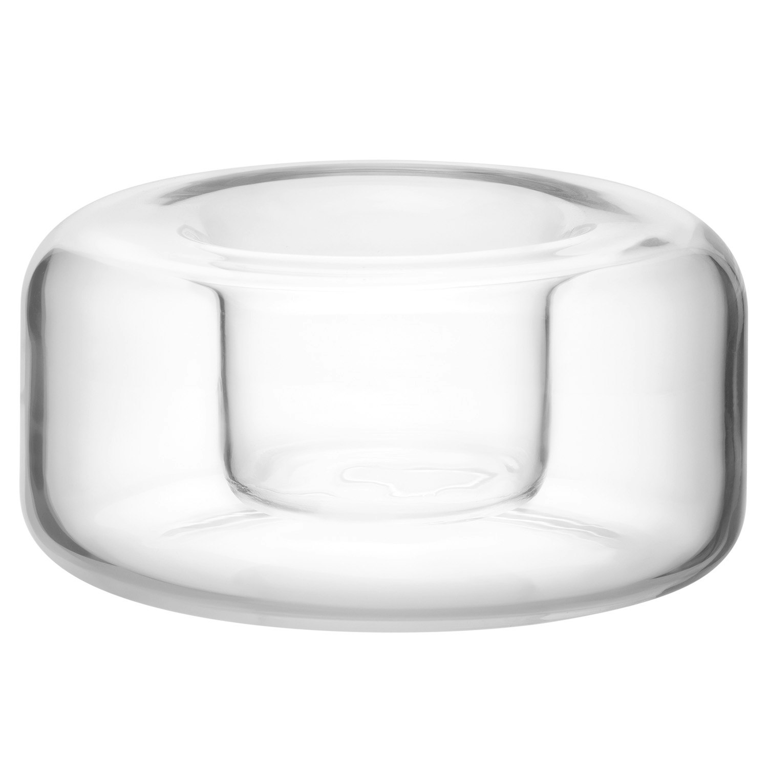 Kosta Boda Happy Ljuslykta 4,7 Cm Klar - Ljusstakar Glas Klar - 7062503