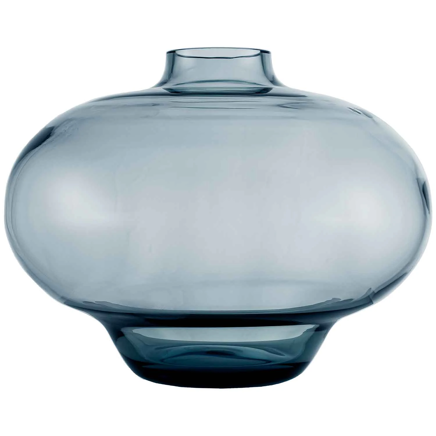 Kosta Boda Kappa Vas 21 Cm - Vaser Munbl&aring;st Glas Bl&aring;gr&aring; - 7042105