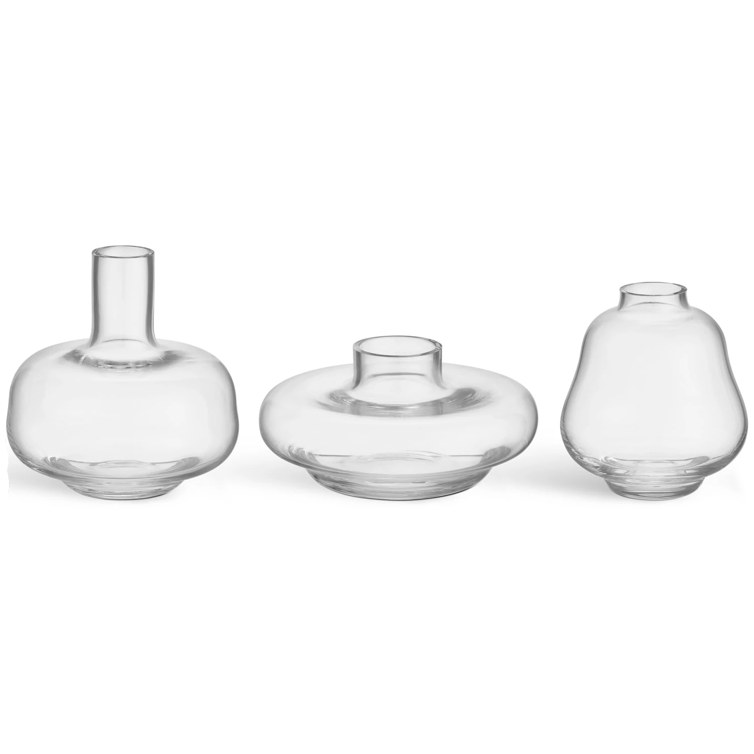 Kosta Boda Kappa Vaser 3 Delar - Vaser Glas Klar - 7042400