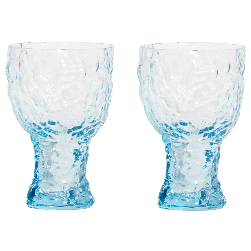 Moss Highballglas 42 cl 2-pack, Blå