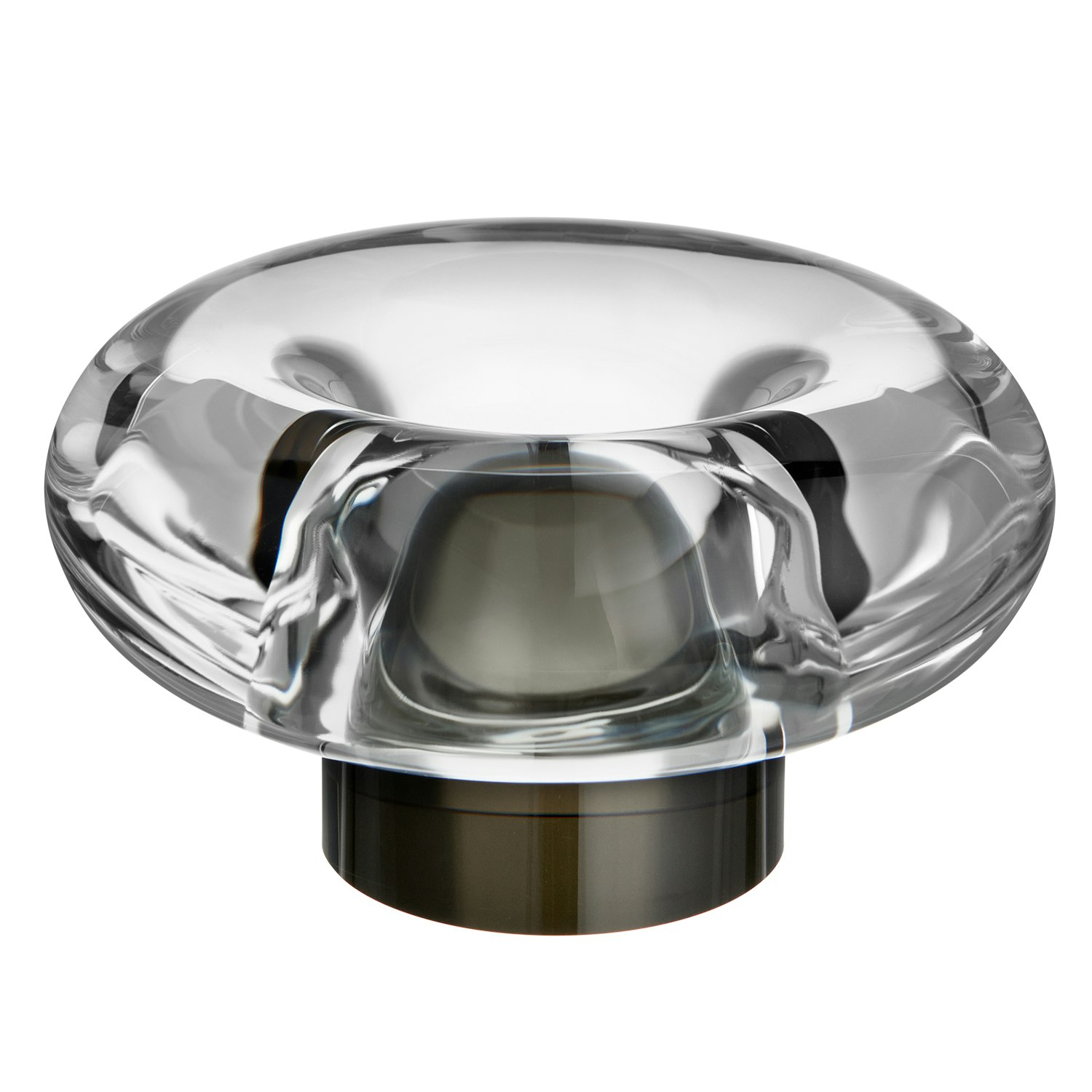 Kosta Boda Orion Ljuslykta Gr&aring; - Ljusstakar Glas Gr&aring; - 7062502