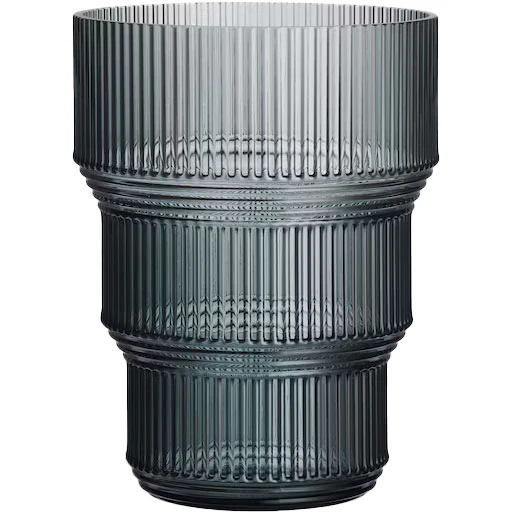 Kosta Boda Pavilion Tulpanvas 173 Mm Gr&aring; - Vaser Glas Gr&aring; - 7042306