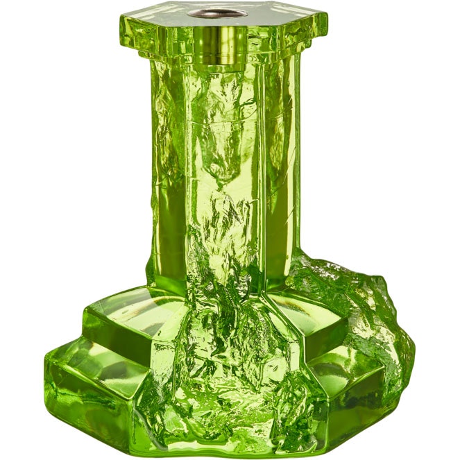 Kosta Boda Rocky Baroque Ljusstake 175 Mm Kryptonit - Ljusstakar Kristallglas Kryptonit - 7062314