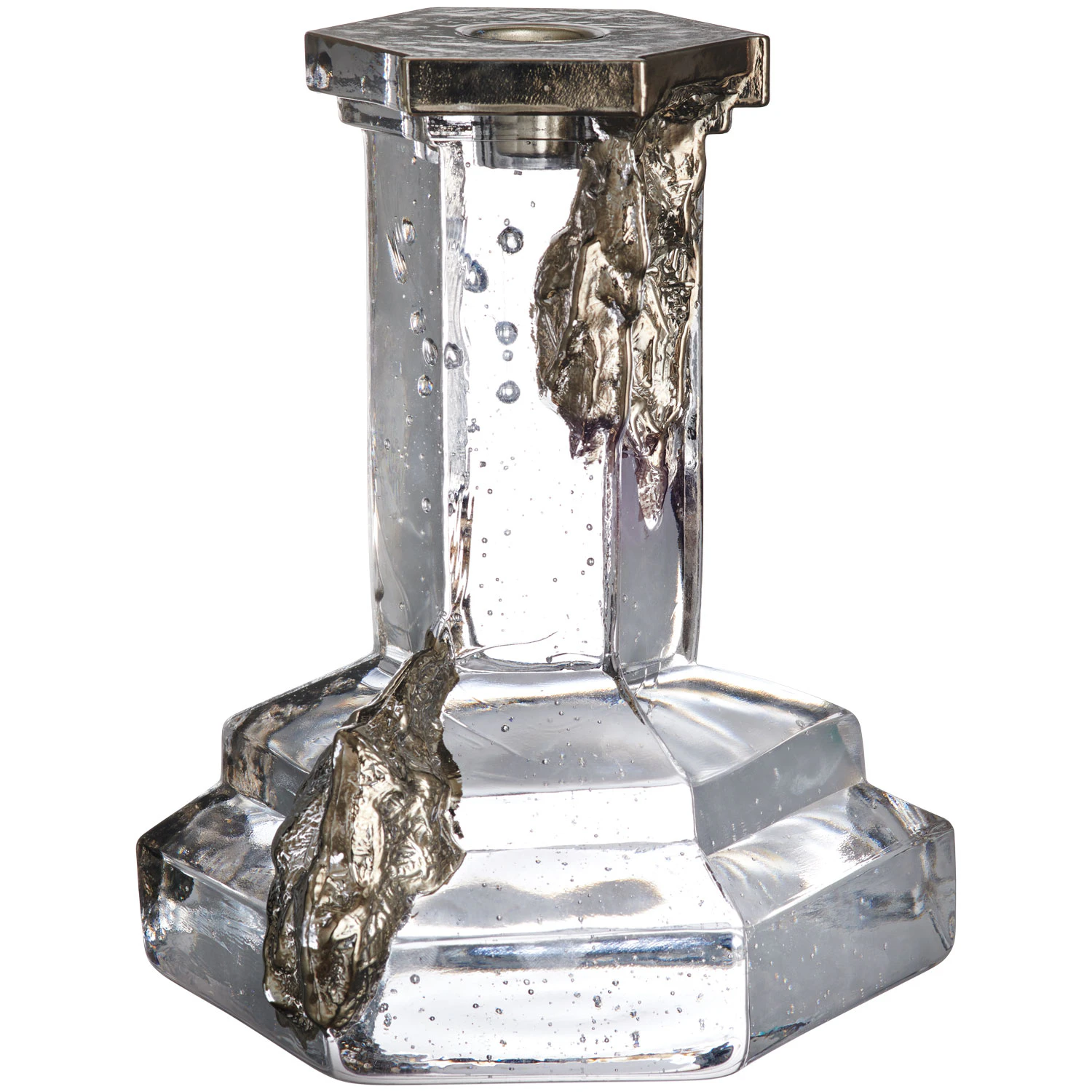 Kosta Boda Rocky Baroque Ljusstake 175 Mm Glossy Glaze - Ljusstakar Kristallglas Glossy Glaze - 7062323