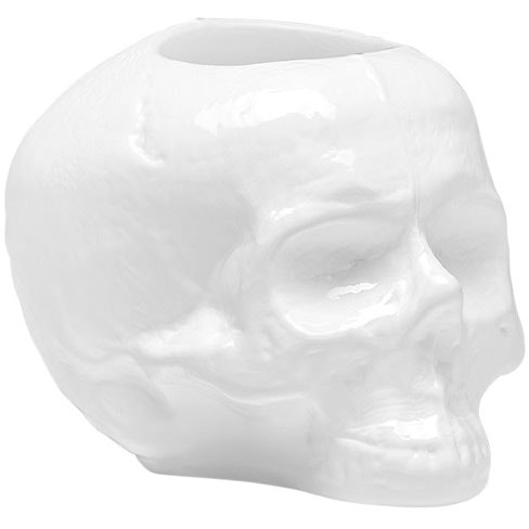 Kosta Boda Still Life Skull Ljuslykta Vit - Ljuslyktor Kristallglas Vit - 7062200