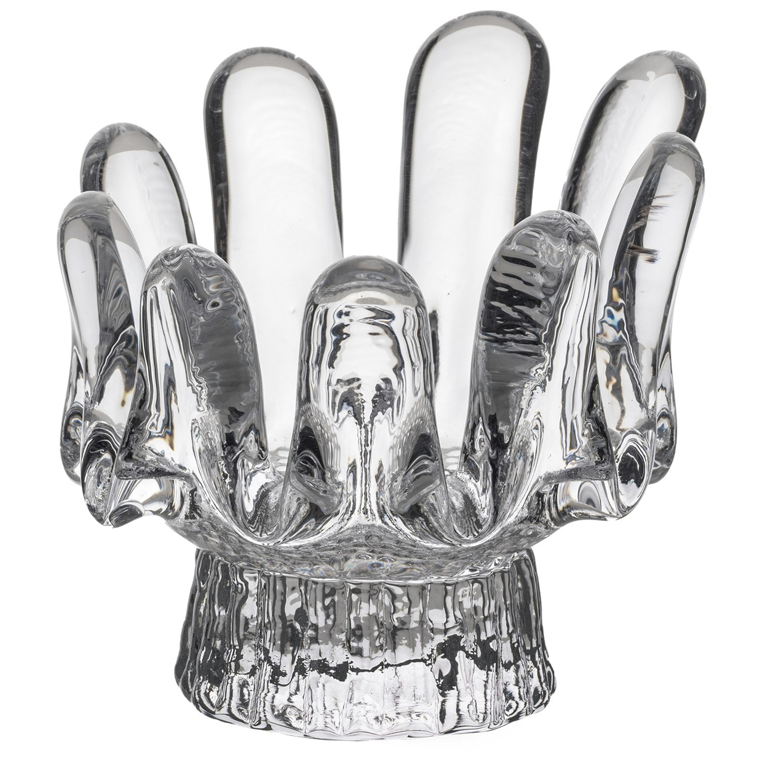 Kosta Boda Sunflower Ljuslykta Gjord Av Kristallglas 9,2 Cm Klar - Ljusstakar &Aring;tervunnet Glas Klar - 7062512