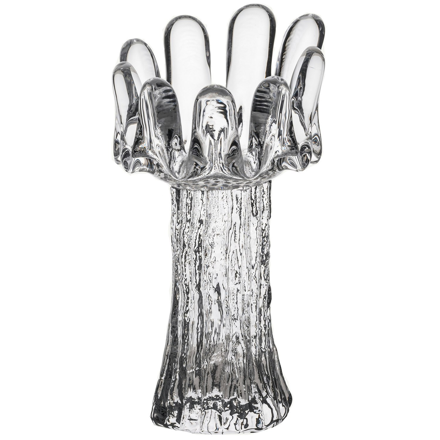 Kosta Boda Sunflower Ljuslykta 18 Cm Klar - Ljusstakar &Aring;tervunnet Glas Klar - 7062514