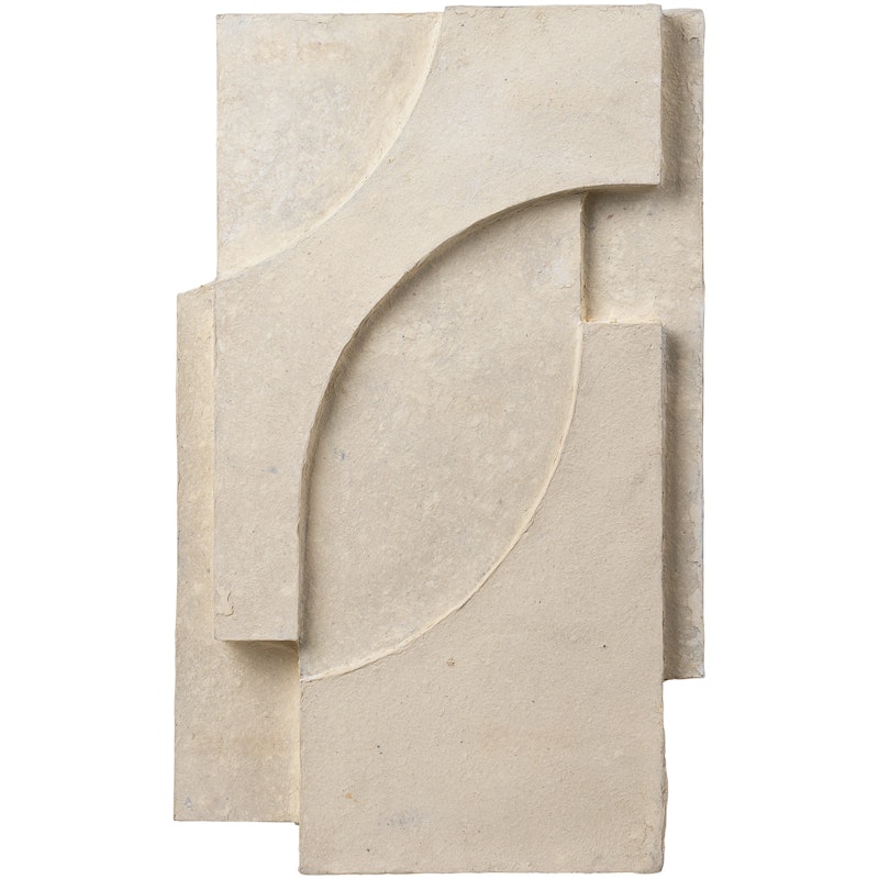 Serif Relief 42x68 cm, Vit