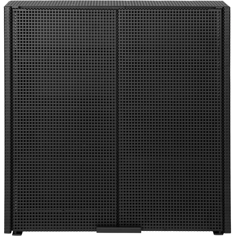 Grid Väggskåp, Svart
