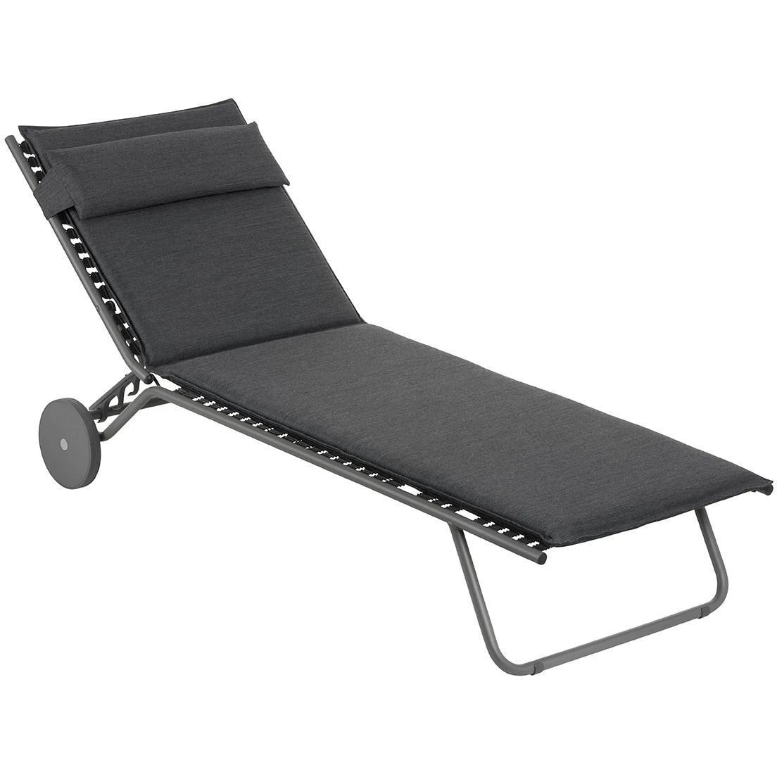 Lafuma Miami Hedona Sols&auml;ng Onyx - Solstolar & Sols&auml;ngar Galvaniserat St&aring;l Onyx - LFM2787-8917