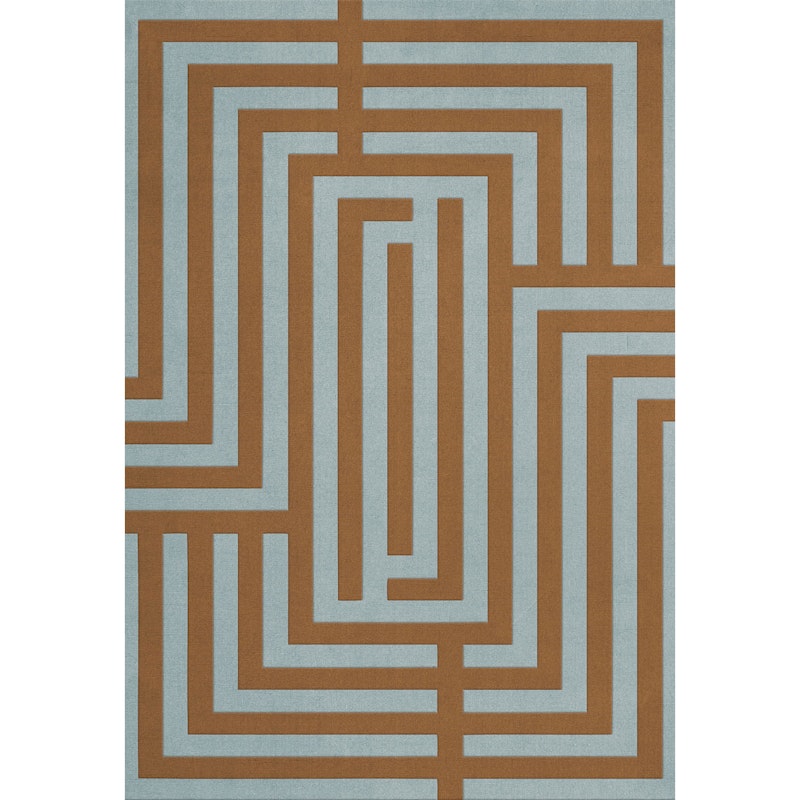Letters Ullmatta 180x270 cm, Teal Umber