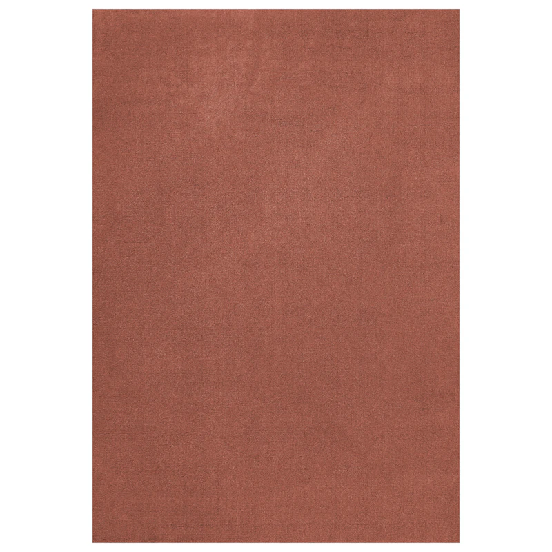 Classic Solid Ullmatta 200x300 cm, Red Ochre