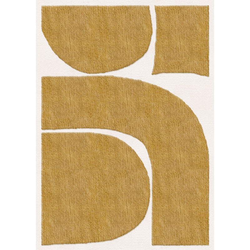 Gotland Rauk Ullmatta Sunflower Yellow, 250x350 cm