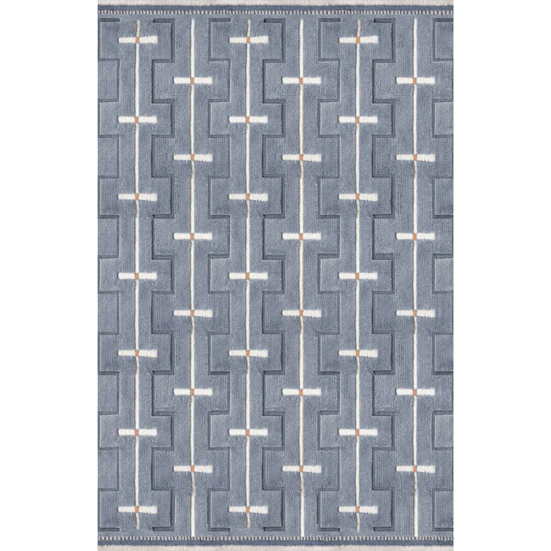 Johanna Ullmatta 180x270 cm, Himmelsblå