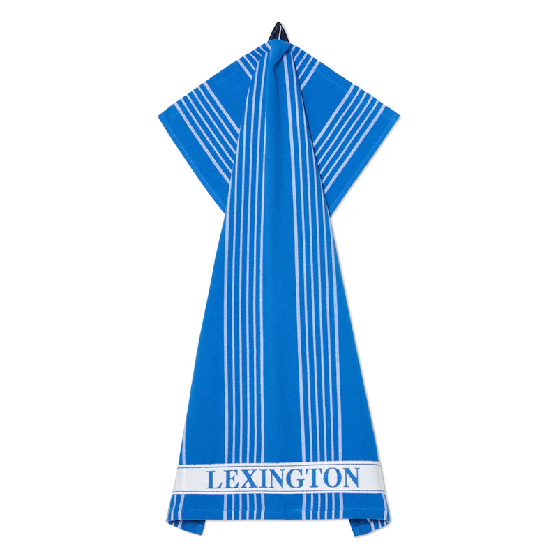 Kökshandduk Rutig, Blå / Vit