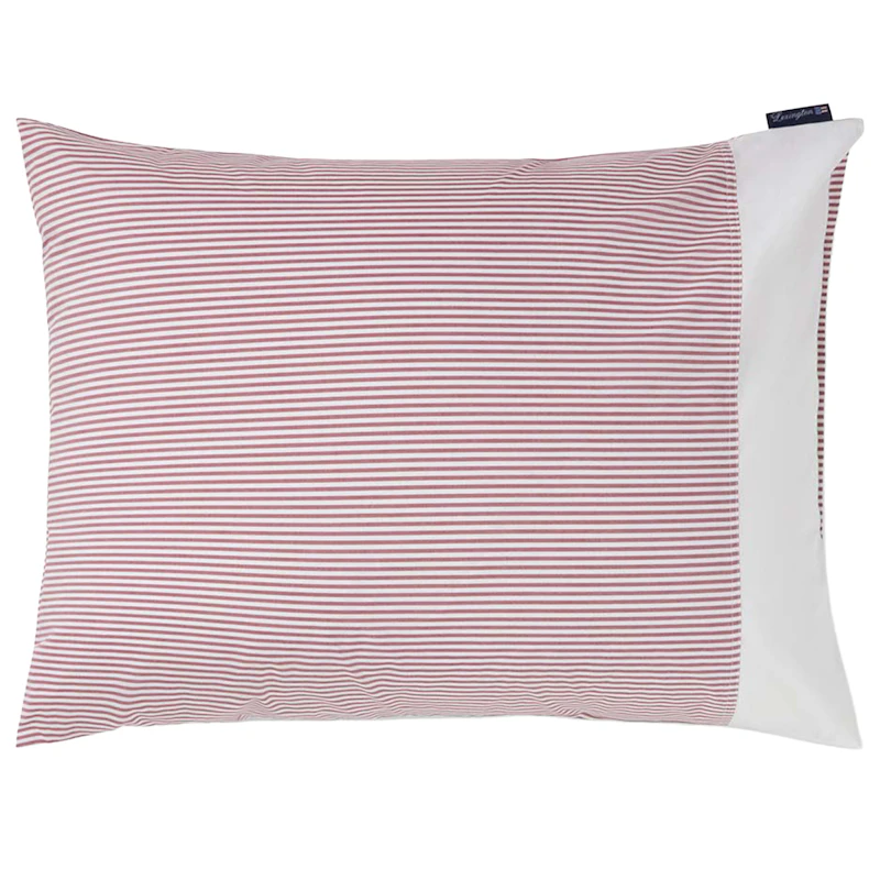 Striped Örngott 50x60 cm, Fikon / Vit