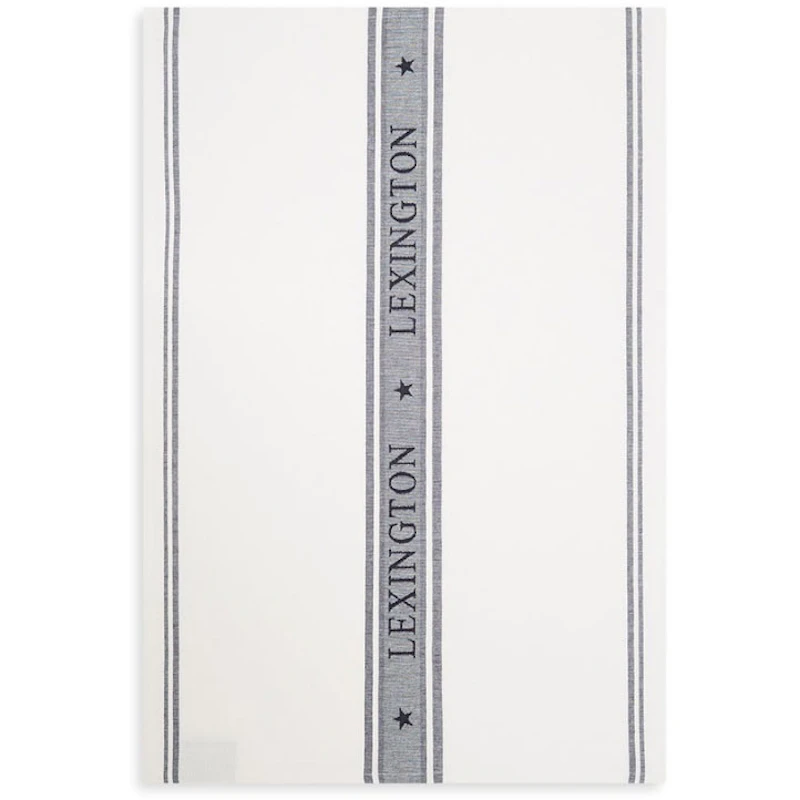 Icons Cotton Jacquard Star Kökshandduk 50x70 cm, Vit