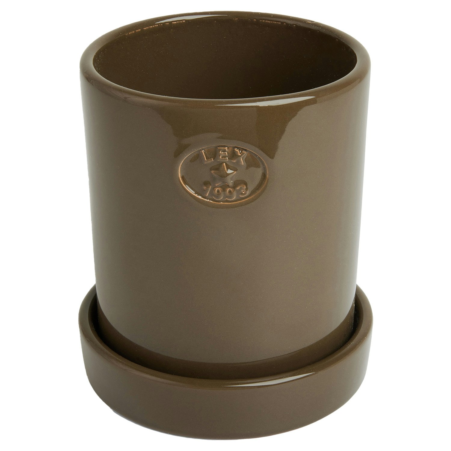 Lexington Kruka Med Fat H18 Cm Taupe - Krukor Terrakotta Taupe - 10008096-1998-M