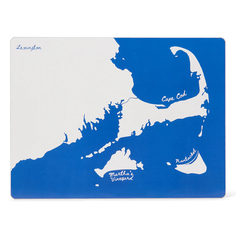 Bordstablett 2-pack Vit / Blå